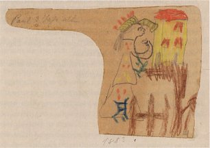 Paul Klee Christkind ohne  Fluegel Wandbild